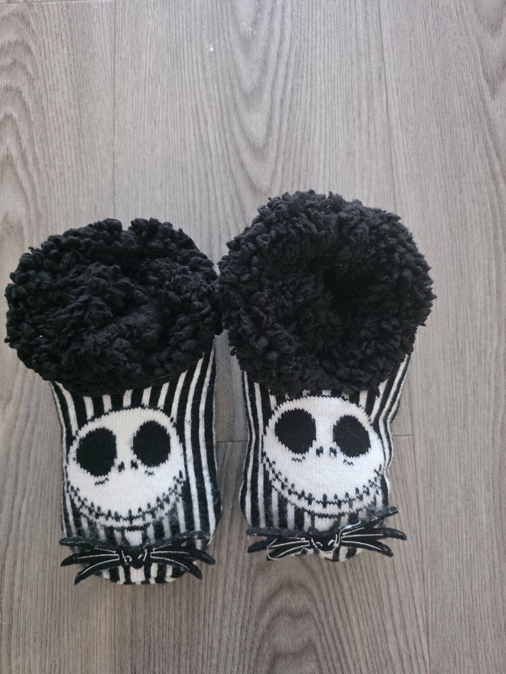 Polyester slippers, Disney The Nightmare Before Christmas Jack Skellington cozy